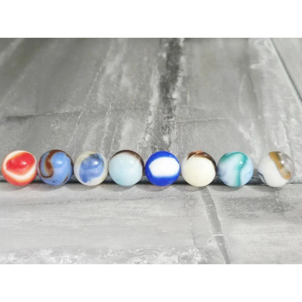 Premium Vintage Marble Lot - Peltier Akro Marble King Christensen Patch‎ Swirl 8